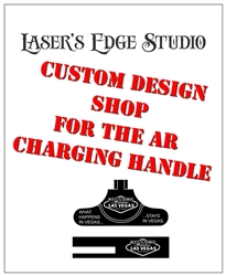 Custom Laser Engraved AR-15 Charging Handle