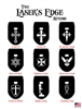 Laser engraved FN FNS Magazine Base Plate - Religious Crosses 01