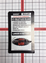 Ghost S/S Bullet Slide Release