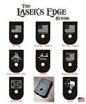 Engraved Glock 43 Magazine Plate - Flags 01