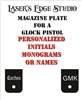 Magazine Plate for Glock Pistol - Custom Name