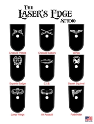 Engraved Ruger LC9s Magazine Plates Military Patterns