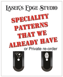 Engraved Ruger LC9s Extended Magazine Plates specialty pattern