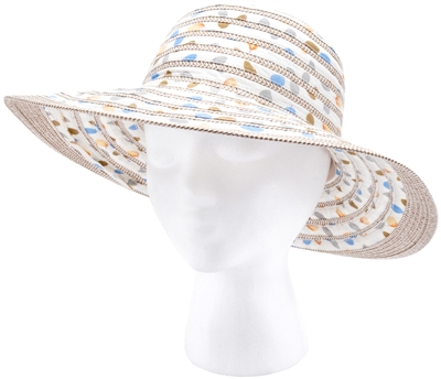 Sloggers Women's Braided Cotton Hat UPF 50+