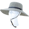 Sloggers Women's Braided Sun Hat with Wind Lanyard UPF 50+