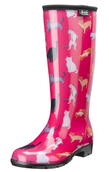 Crazy Cat Fashion Rain Boots