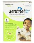Sentinel Flavor Tablets for Dog Heartworm Prevention, 11-25 lbs.