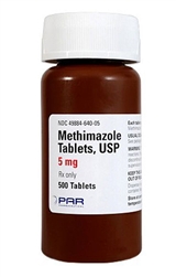 Methimazole 5mg, 100 Tablets