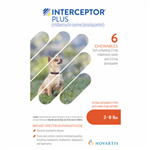 Interceptor Plus Heartworm Prevention & Control for Dogs, 2-8 lbs