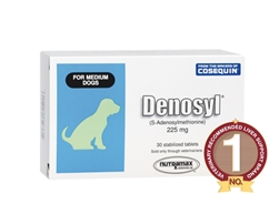 Denosyl For Medium Dogs,  225 mg, 30 Tablets