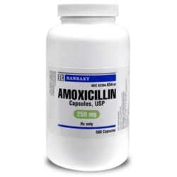 Amoxicillin 250 mg, 500 Capsules