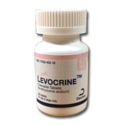 Levocrine Thyroid Chewable Tablets 0.2mg, 180 Count