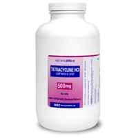 Tetracycline 500mg, 1000 Capsules