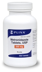 Metronidazole 250mg, 500 Tablets