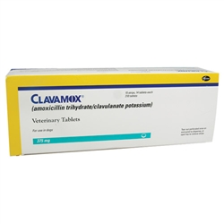 Clavamox 375mg, 210 Tablets