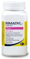 Rimadyl (Carprofen) 75mg, 180 Caplets