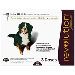 Revolution For Dogs 85.1-130 lbs, 3 Doses