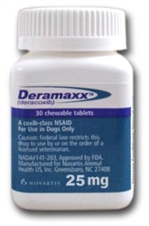 Deramaxx (Deracoxib) Chewable Tablets 25mg, 30 Tablets