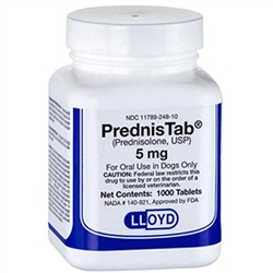 PrednisTab (Prednisolone) 5mg, 1000 Tablets