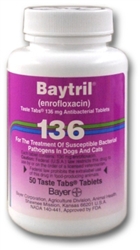 Baytril-Antibiotic For Pets - 200 Tablets