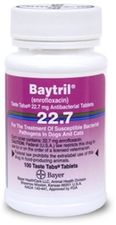 Baytril-Antibiotic For Pets - 100 Tablets