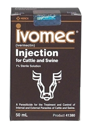 Ivomec [Ivermectin 1%] for Cattle & Swine, 50 ml