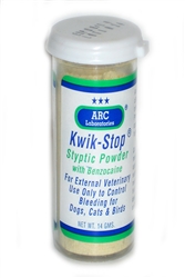 Kwik-Stop Styptic Powder-Control External Bleeding In Pets - 14 gm