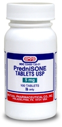 Prednisone 5 mg, 100 Tablets