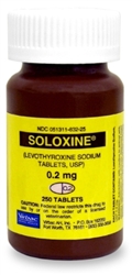 Soloxine 0.2mg, 250 Tablets