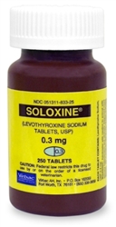 Soloxine 0.3mg, 250 Tablets