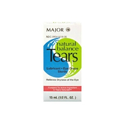 Major Natural Balance Tears Eye Drops, 15 ml