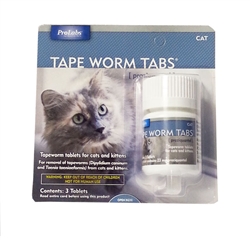 Tape Worm Tabs Cat (Praziquantel) 23 mg, 3 Tablets