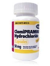 Clomipramine HCl 50mg, 90 Capsules