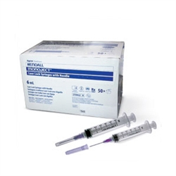 Monoject Syringe 6cc 20G x 1.5 Luer Lock - Cat
