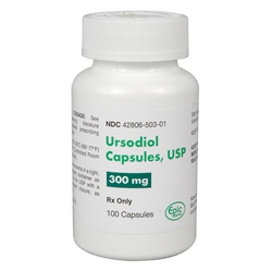 Ursodiol 300mg, 100 Capsules