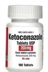 Ketoconazole 200mg, 100 Tablets