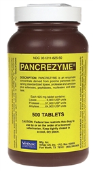 Pancrezyme-Pancreatic Enzymes For Pets - 500 Tablets