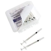 Terumo Allergy Syringe 1cc, 27G x 1/2" Regular Bevel Needle, 4 Trays of 25 Syringes