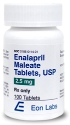 Enalapril 2.5mg, 100 Tablets