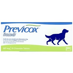 Previcox (firocoxib) 227mg, 10 Tablets Dog Athritis Pain Medication