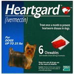 Heartgard Chewables For Dogs Up To 25 lbs, 6 Pack