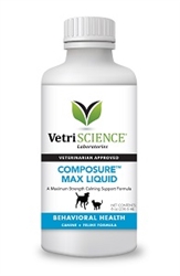Composure Liquid MAX For Dogs & Cats l Calming Aid For Pets