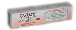 Zymox Topical Cream with Hydrocortisone 1.0%, 1 oz.