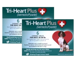 Tri-Heart Plus Chewable Tablets For Dogs 26-50 lbs