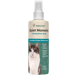 NaturVet Quiet Moments Feline Spray l Calming Room Spray For Cats