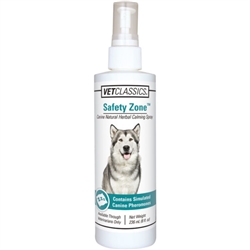 VetClassics Canine Safety Zone Natural Herbal Calming Dog Spray, 8 oz