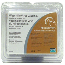 Recombitek Equine West Nile Virus Vaccine - 10 Doses
