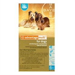 Advantage Multi For Dogs 9-20 lbs, 6 Pack