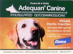 Adequan Canine-Arthritis Pain Medication - Box of 2 Vials