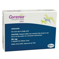 Cerenia 60mg, 4 Tablets